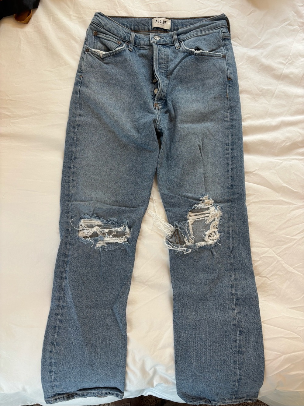 AGOLDE Riley High Rise Straight Crop Jeans - Picture 2 of 6